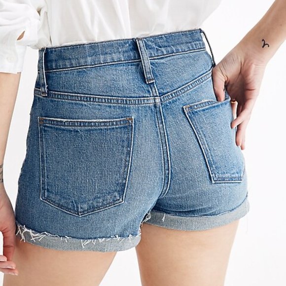 MADEWELL High-Rise Denim Shorts - Picture 2 of 8